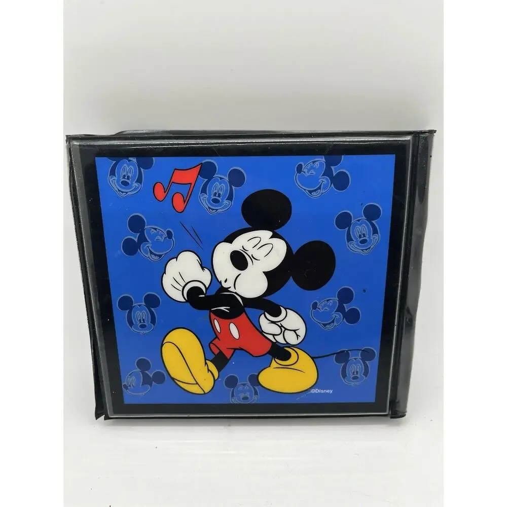 Vintage Walt Disney Mickey Mouse Plastic Photo Album 4x6